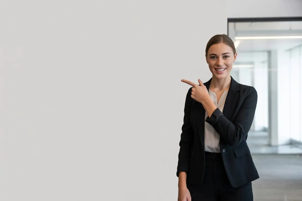 Contact form image of a office girl