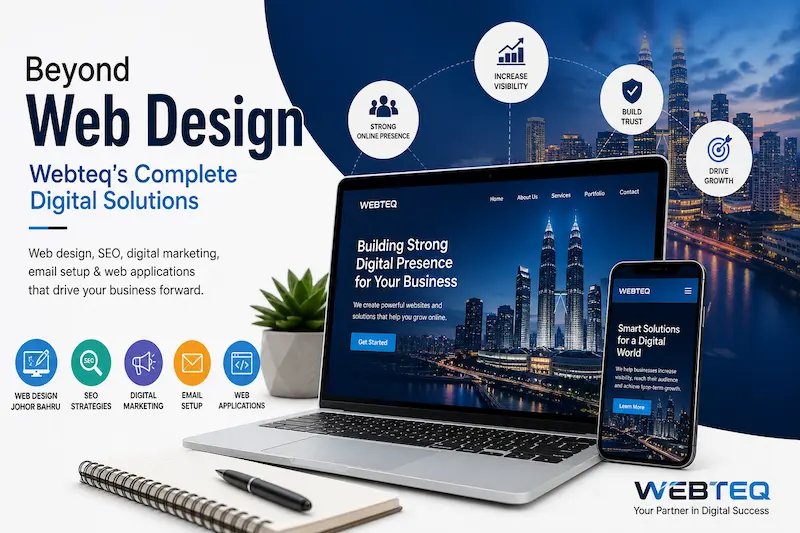 Beyond Web Design Webteq’s Complete Digital Solutions