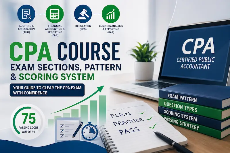 Understanding CPA Course Structure: Exam Sections, Pattern & Scoring