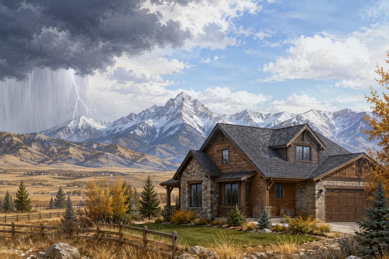 How Wyoming Weather Patterns Influence Home Insurance Premiums